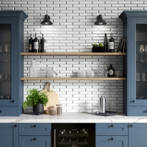 KINETIC - 1.79X7.68/11X12, WHITE, GLOSSY